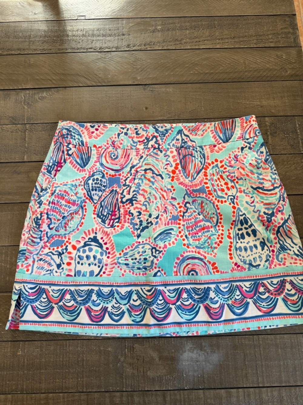 Lilly Pulitzer Marigold Skort in Shell Me about it Print Size 10